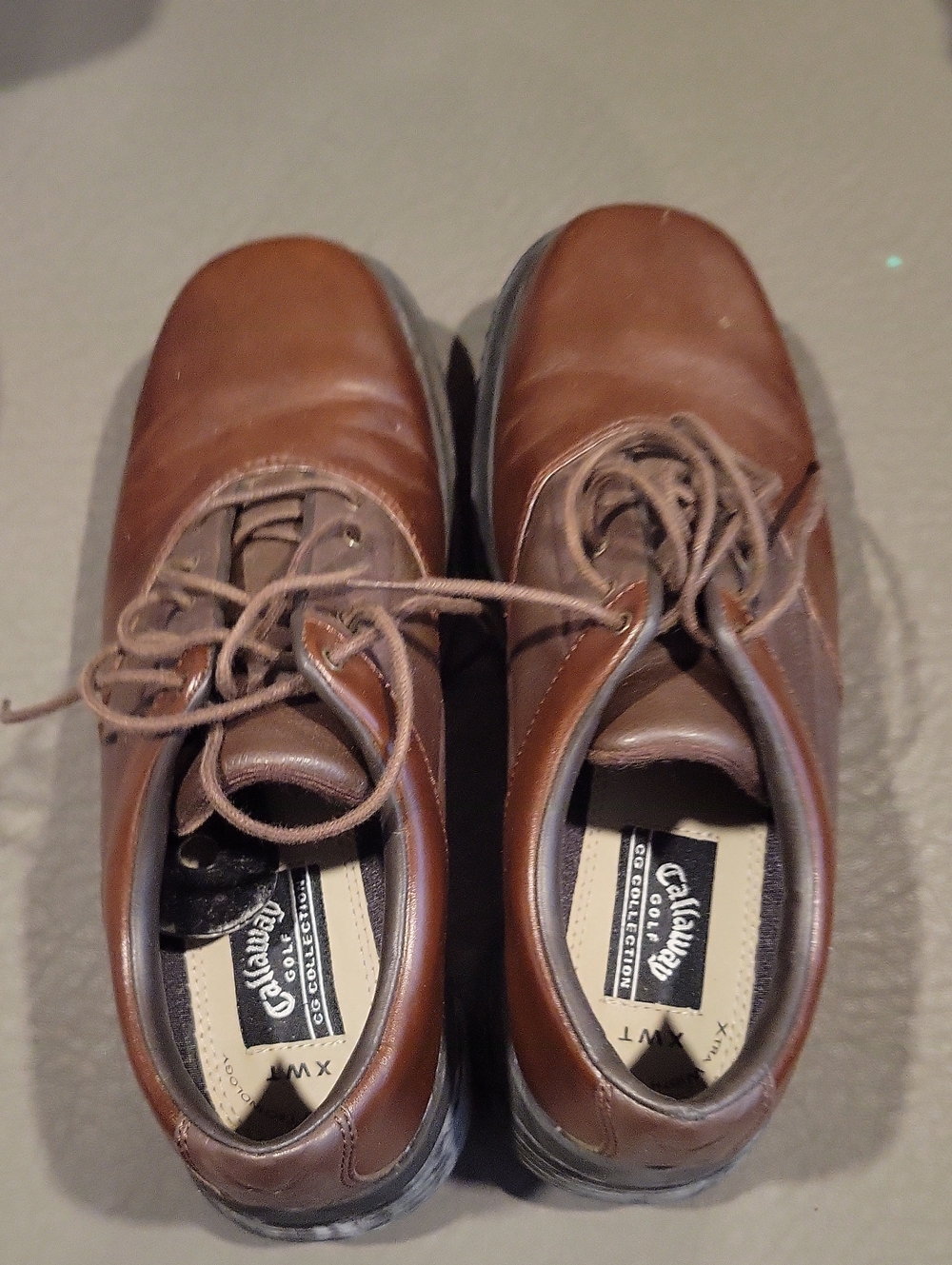 Callaway Brown Lace-Up Athletic Shoes